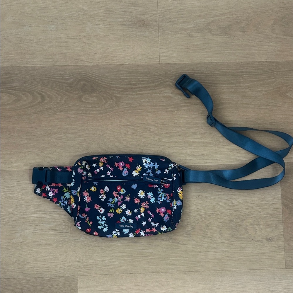 Vera Bradley Navy Floral Belt Bag